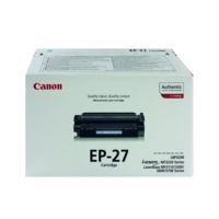 Canon EP-27 (Yield: 2,500 Pages) Black Toner Cartridge