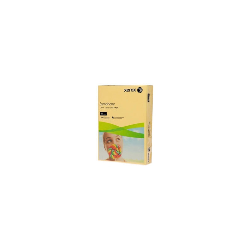 Xerox Coloured Paper A4 Mid Buttercup 160gsm Pk250