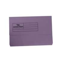 Document Wallets Purple Pk50