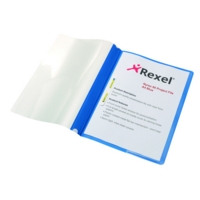 Rexel Nyrex (A4) 80 Project File (Blue) Pack of 5 Files