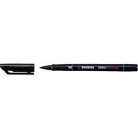 Stabilo Permanent OHP Pen Medium Black Pk10
