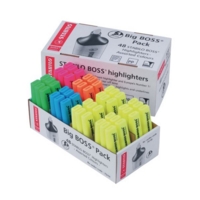 Stabilo BOSS ORIGINAL Highlighter Storepack Chisel Tip 2-5mm Line 8 Assorted Colours (Pack 48) - UK/70/48-2