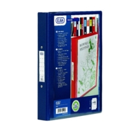 Elba (A4) 25mm 2 O-Ring PVC Ring Binder with (Clear)