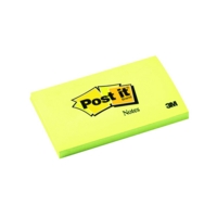 Post-It Notes 76x127mm 100 Sheets Canary Yellow (Pack 12) 7100290165