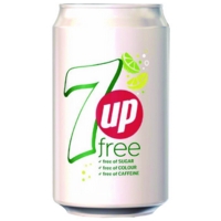 Pepsi 7up Zero Sugar Drink Can 330ml (Pack 24) - 0402049