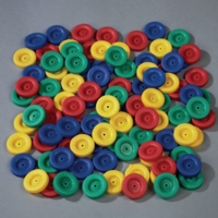 40mm Polypropylene Wheels pk100