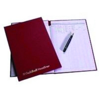 Guildhall Headliner Account Book Casebound 298x203mm 10 Cash Columns 80 Pages Red 38/10Z