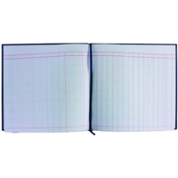 Guildhall Account Book Casebound 298x305mm 4 Debit 16 Credit Column 80 Pages Blue 51/4-16Z