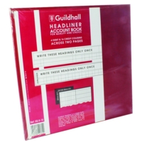 Guildhall 58 Series Headliner Account Book with 4-16 Petty