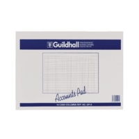 Guildhall Ruled A3 Account Pad with 14 Cash Columns and 60 Pages Grey GP14Z