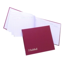 Guildhall Goldline Wages Book 149x203mm 18 Employee 108 Pages Red - 202HZ