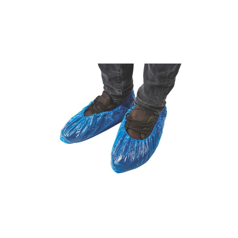 Disposable Overshoes Blue PK100