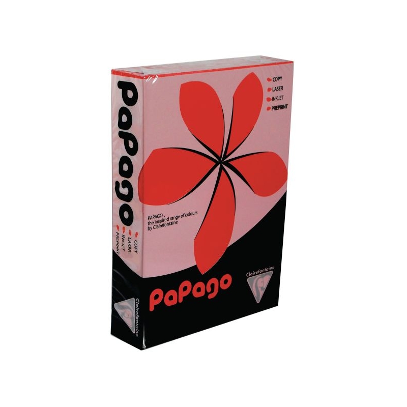 Papago A4 Copier Card Intensive Red P250