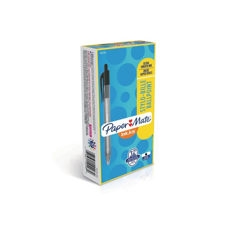 Inkjoy 100 Retract Medium Black Pk20