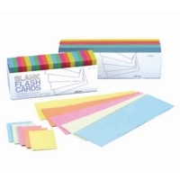 Coloured Blank Flash Cards 250