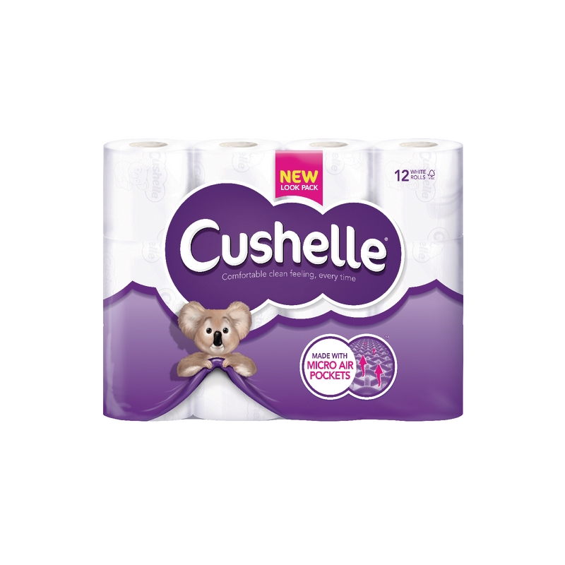 CPD Cushelle (2 Ply) Toilet Roll (Pack of 12) (1102089)