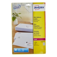 Avery Labels 38.1x21.2mm 65 Pk 25