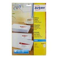 Avery Quick Dry Inkjet 21 Labels P25