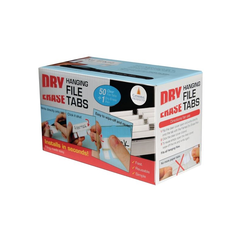 Drywipe Tabs White P50