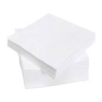 2Ply White Napkin 400x400mm PK125