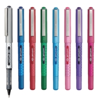 Uni-Ball uni-ball EYE Designer UB-157D Rollerball Pen 0.7mm Tip Assorted Blister Pack Plastic Free Packaging (Pack 8) - 238212253