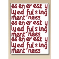 Magnetic Letters Set 4