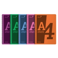 Poly A5 Notebk Assor 160p Rule