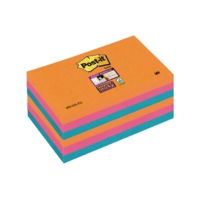 Post-it Super Sticky (76mm x 127mm) Repositionable Notes