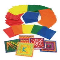 Coloured Plastic Mesh Pack Of 50