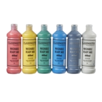 6x600ml Washable Paint Assortment