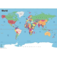 Simple Map Of The World