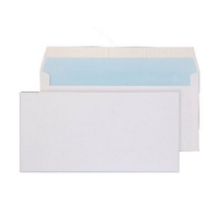 Envelopes DL White PSWal 100gsm X500