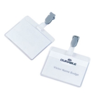 Visitors Badges 60x90mm Pk25