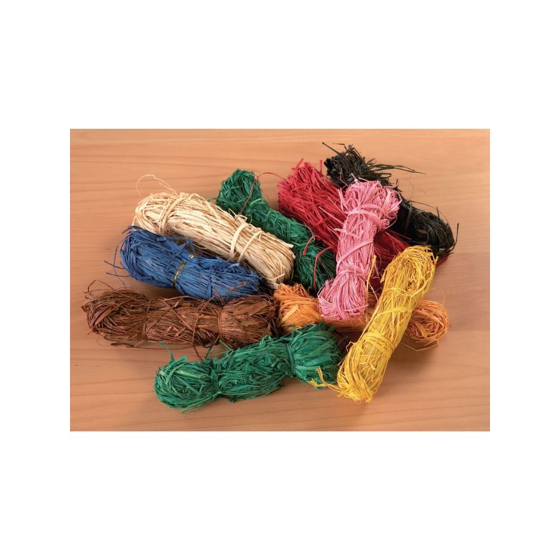 Coloured Raffia 10x50g