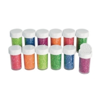 Neon Glitter Jars