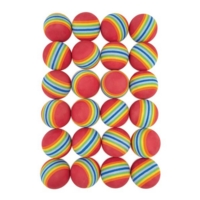 Rainbow Foam Ball Pack 63mm P24