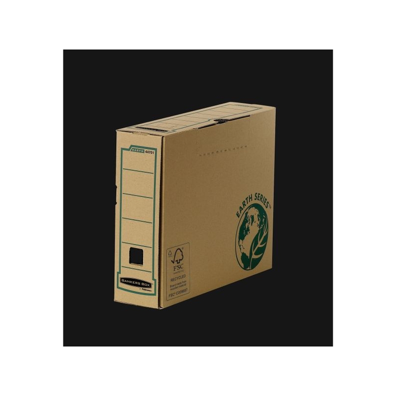 Transfer Box Files A4 Brown/Green P20