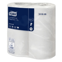 Tork Conv Toilet Roll 1ply 500 Sheet Wht