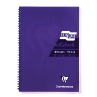 New Europa A4 Notebooks Purple