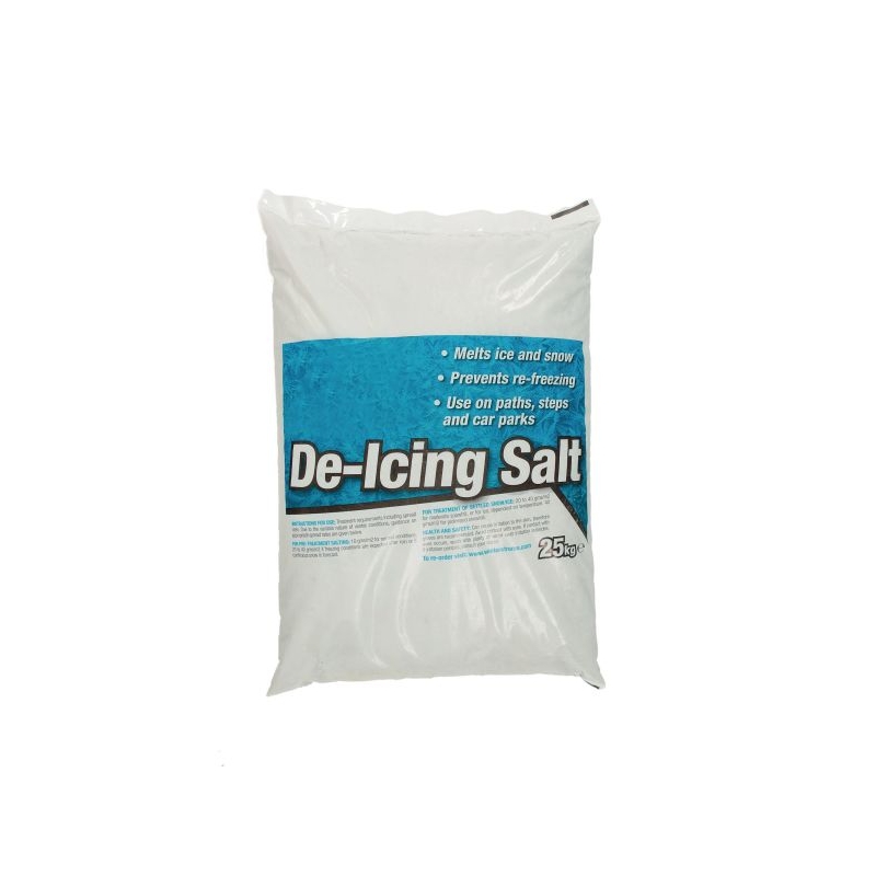 1 X 25kg White De-Icing Salt