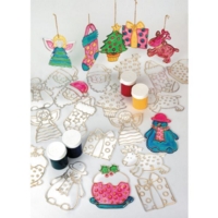 Glass Painting Christmas Class Set