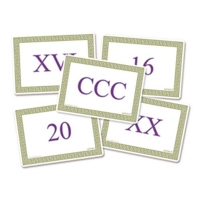 Roman Numeral Cards