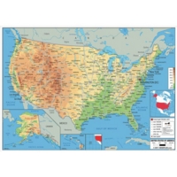 Physical Map Of Usa