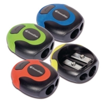 Double Hole Soft Grip Sharpeners
