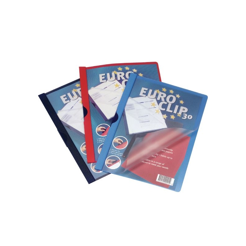 Euroclip File 3mm Red Pk 25