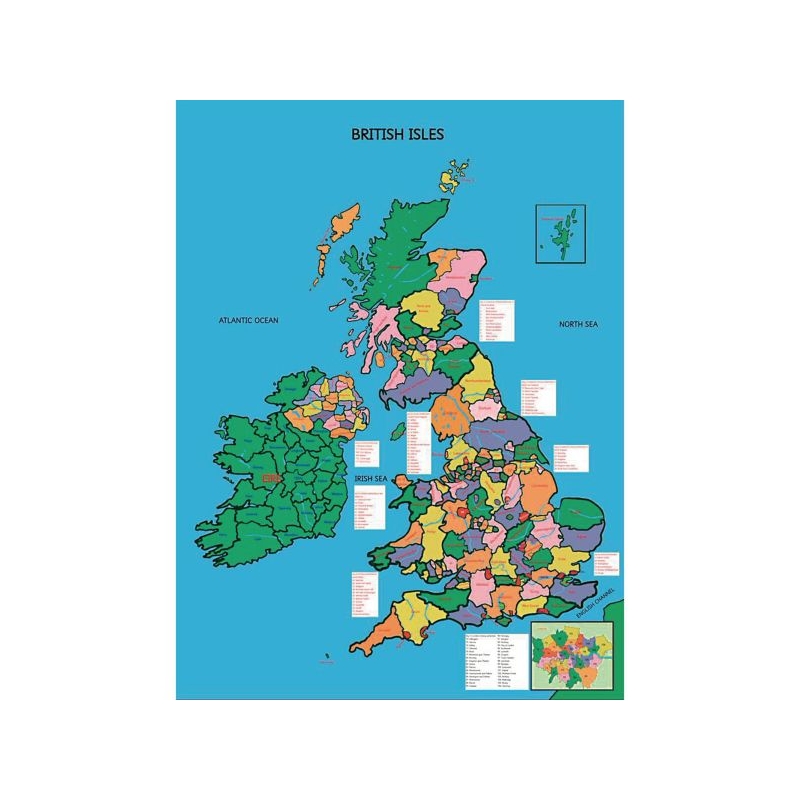Map Mats - British Isles