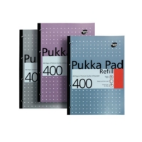 Pukka A4 Feint Refill 400pg