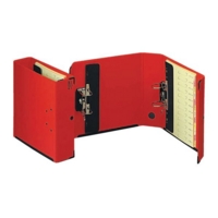 Double Lever Arch File Red