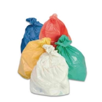 Coloured Refuse Sack Med Duty Green P200