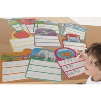 Write And Wipe Alphabet Cards
